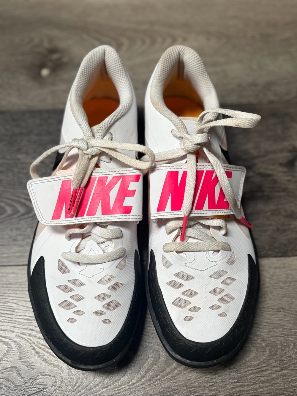 Nike Track & Field Throwing Shoes White Pink Black